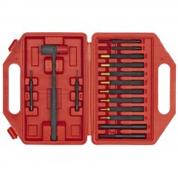 15 Piece Brass & Steel Punch Set