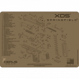 TekMat Springfield Armory XD MOD2 Ultra Premium Gun Cleaning Mat - 15in x  20in